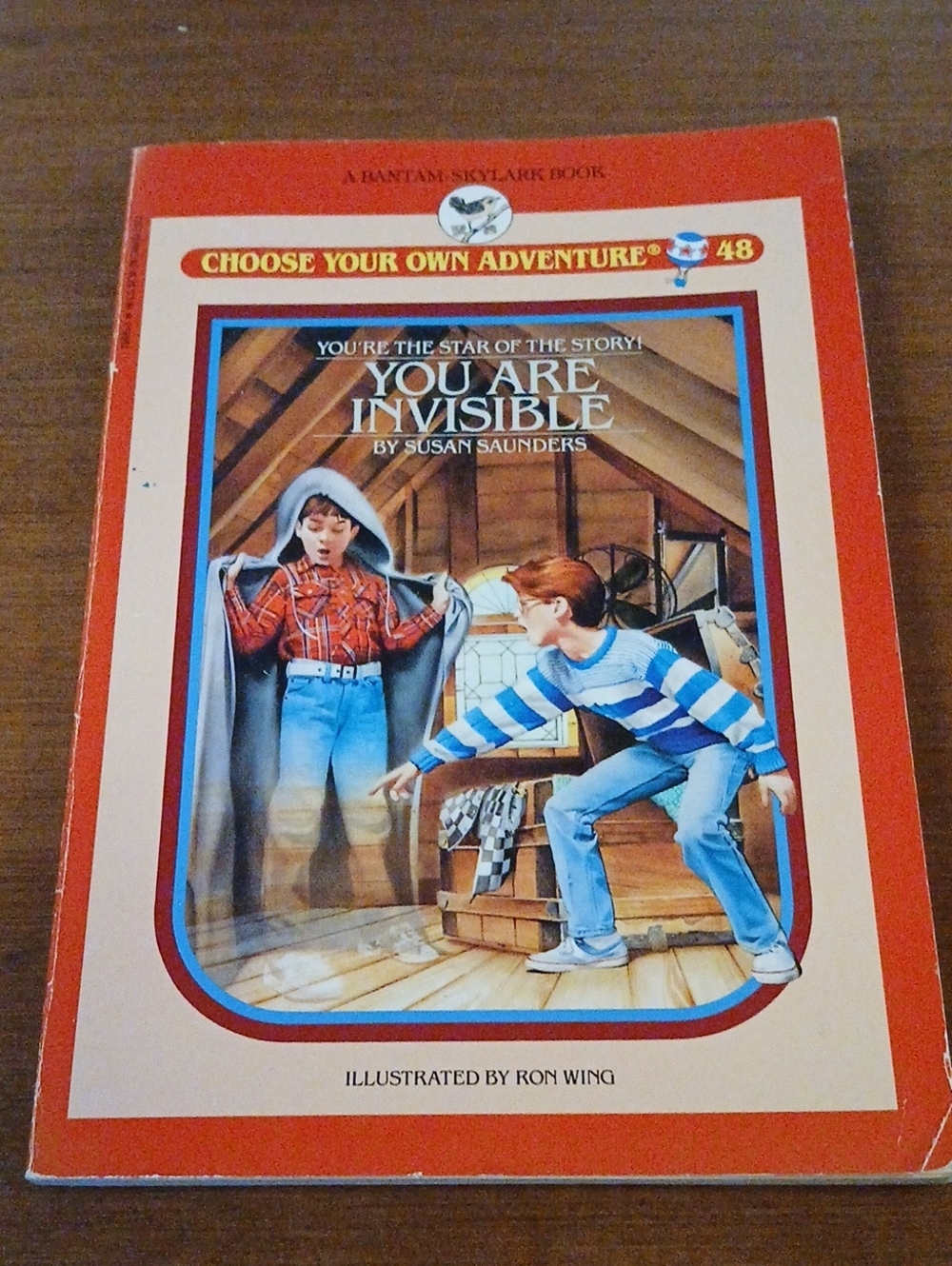 You Are Invisible by Susan Saunders Choose Your Own Adventure #48 CYOA VTG 1st